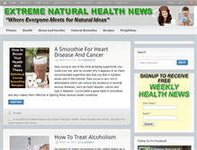 Tablet Screenshot of extremenaturalhealth.com